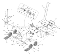 Page F Diagram and Parts List for 31AH7L3G701 2005 Yard Man Snow Blower